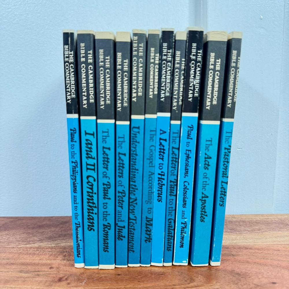 11 Vol The Cambridge Bible Commentary Lot New English Bible Paperbacks Vintage